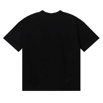Godspeed T-shirts Graffiti Wall Skull Artist Printing Cotton Casual Short Sleeves Men and Women